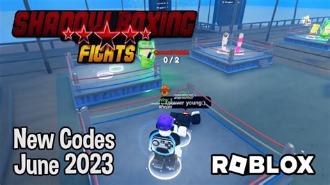 Roblox Shadow Boxing Fights New Codes June 2023 Youtube