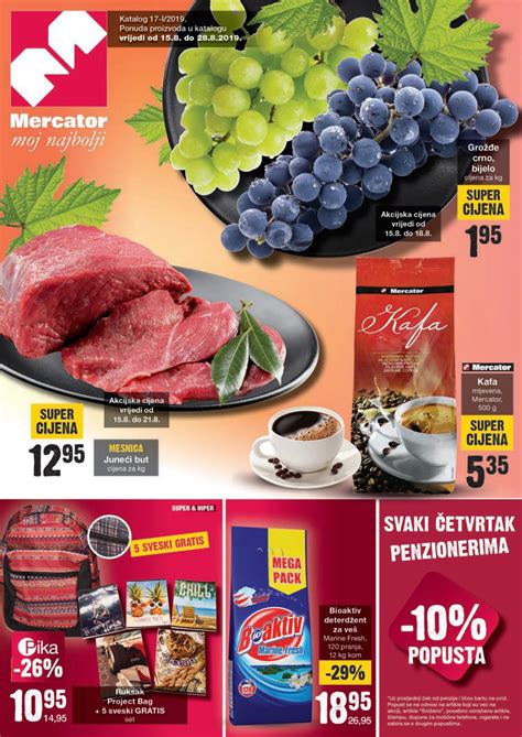 Mercator redovni katalog 15.8.-28.8.2019 by Mercator - Issuu
