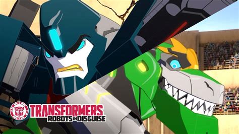 Grimlock Vs Groundpounder Transformers Robots In Disguise Season 1
