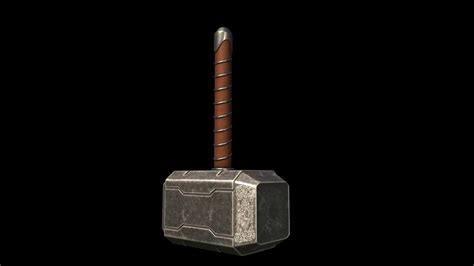 Thor Hammer 3d Model By Suyash