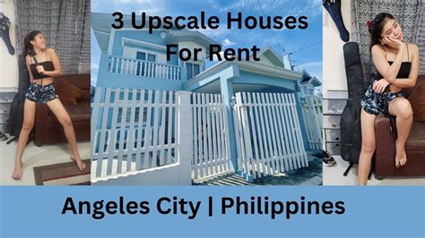 3 upscale houses for rent angeles city timog residences youtube