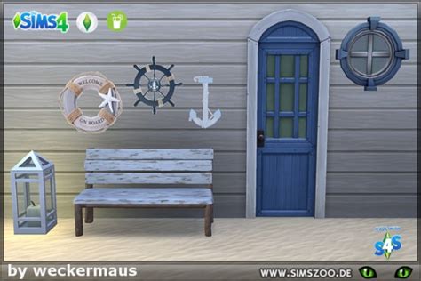 Blackys Sims 4 Zoo Sea Breeze Panel By Weckermaus • Sims 4 Downloads