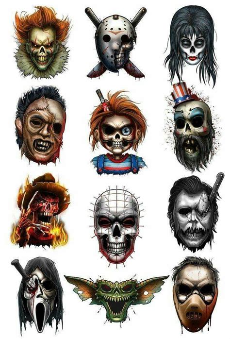 Pin By Jennifer Alaina On Halloween Horror Movie Tattoos Horror