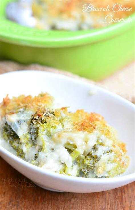 Mix up your traditional mashed potatoes and cranberry sauce, and add this broccoli and cheese casserole recipe. Broccoli Cheese Casserole - Will Cook For Smiles | Food ...