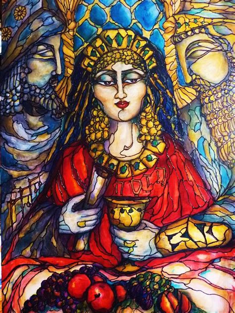 Queen Esther Painting By Rae Chichilnitsky Saatchi Art