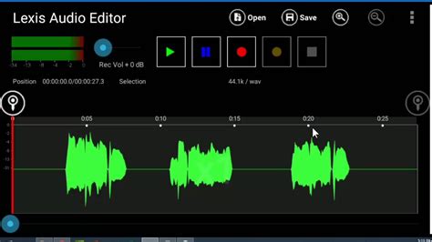 Create new audio recordings or edit audio files with the editor. 09 Sound Effects in Lexis Audio Editor - YouTube