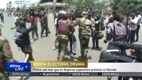 Police Use Tear Gas To Disperse Opposition Protests In Nairobi YouTube