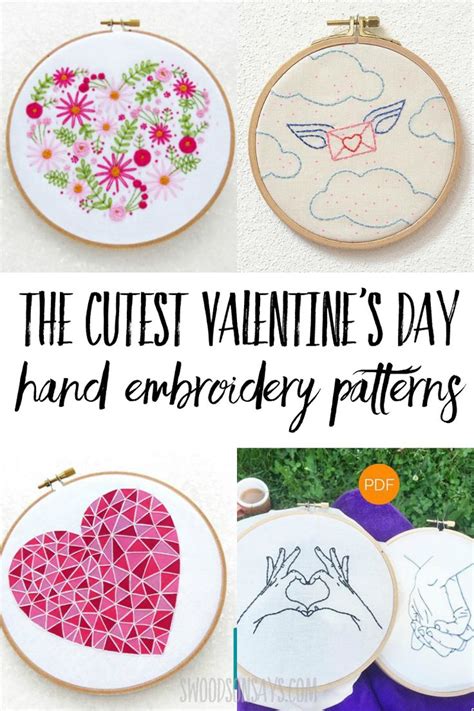 Kits And How To Sewing And Fiber Cat Heart Embroidery Be My Valentine