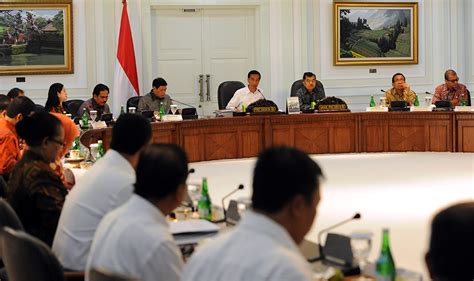 Sekretariat Kabinet Republik Indonesia Presiden Pimpin Sidang Kabinet