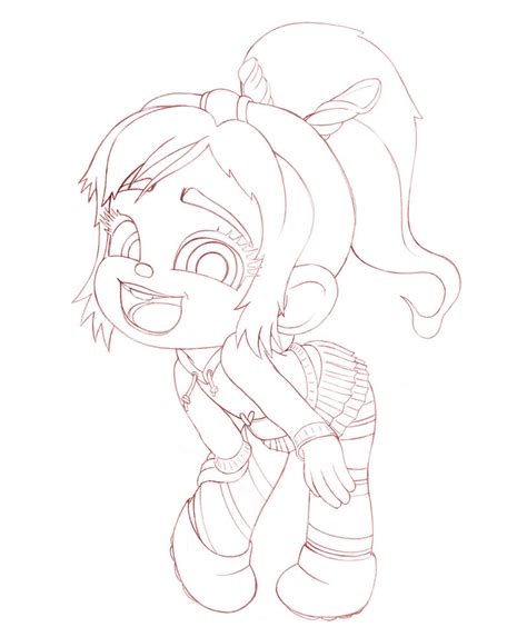 Vanellope Hey Im A Real Racer Now Wip By Artistsncoffeeshops On