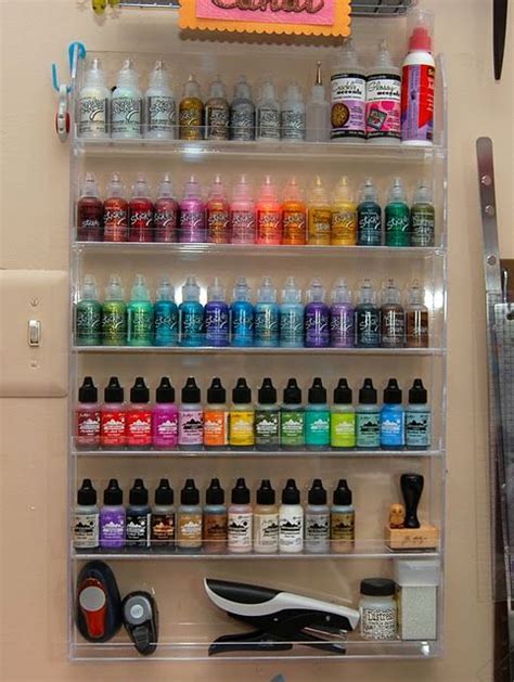 Excellent Way To Store Stickles Glitter Glues Or Alcohol Inks Etc A