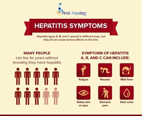 What Are The Symptoms Of Hepatitis Infographic