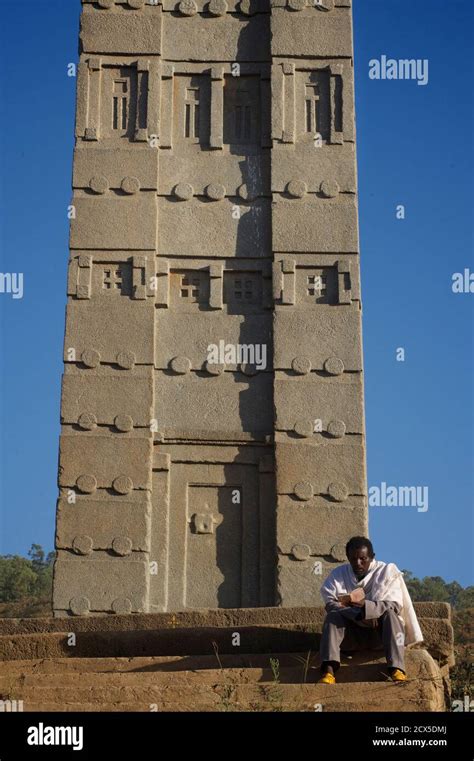 King Ezanas Stela Is The Central Obelisk Still Standing In The
