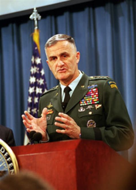 Gen Shelton Briefs Reporters On The Effects Of The 78 Day Nato