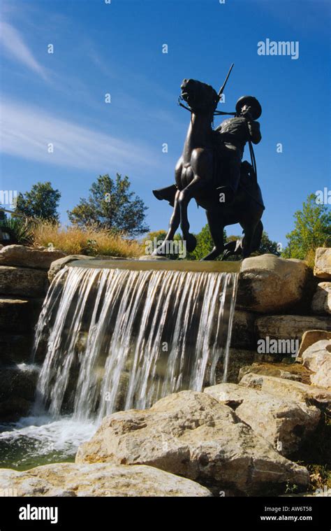 Buffalo Soldier Memorial At Fort Leavenworth Kansas Stock Photo Alamy