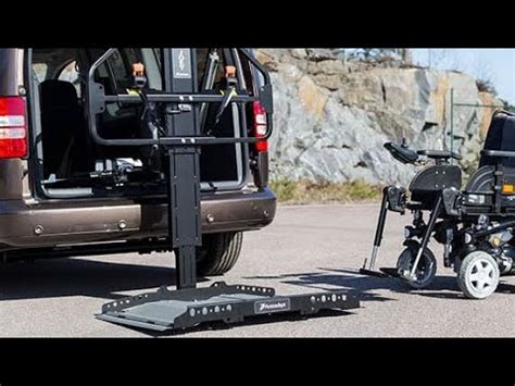 The platform lift is attached to the outside of a vehicle on the back or can be an interior. Wheelchair Boot Hoist - The Joey Lift - YouTube