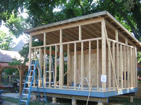 How To Build A Shed Sloped Roof Shed Storage Build
