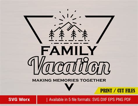 Family Vacation SVG Family Vacation Shirts Svg Vinyl Cut | Etsy