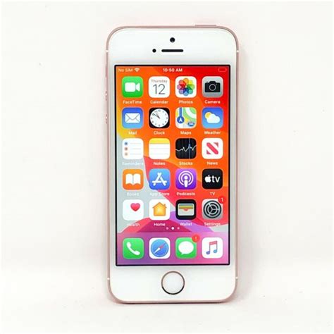 Apple Iphone Se 64gb Rose Gold Unlocked Smartphone For Sale Online