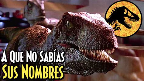 A Que No Sabes Los Nombres De Las 3 Velociraptors De Jurassic Park