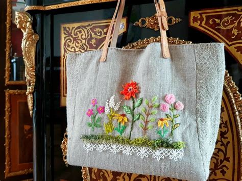 Embroidered Bag By Treesoo Embroidered Tote Bag Embroidered Bag