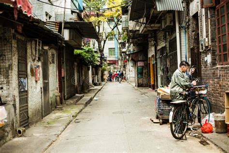 Old Street In Guangzhou China Editorial Photo Image Of Local