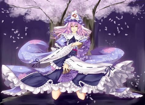 Cherry Blossoms Fan Flowers Hat Japanese Clothes Petals Pink Hair