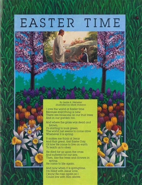 Easter Time Easter Sunday Easter Spring Spring Time Time Poem I