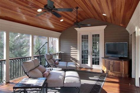 Screened Porch Living Area Outdoor Comfort Porch Life