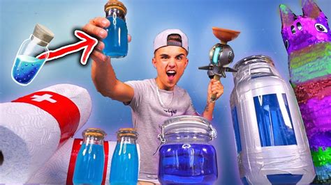 Fortnite Items In Real Life Challenge Diy Fortnite Items In Real Life