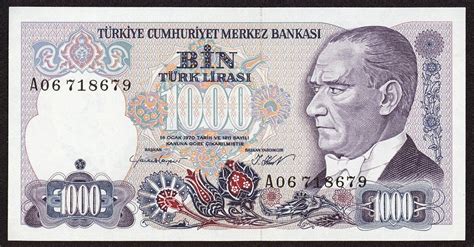Turkish Lira Banknote World Banknotes Coins Pictures Old
