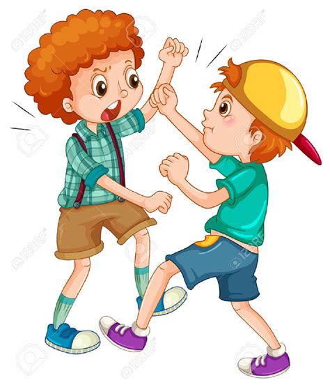 Clipart Kids Fighting Clipground