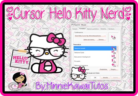 Cursor Hello Kitty Nerd By Minniekawaiitutos On Deviantart