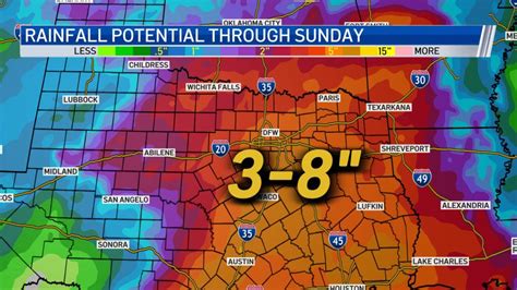 Live Radar Flash Flood Watch For Dfw Nbc 5 Dallas Fort Worth