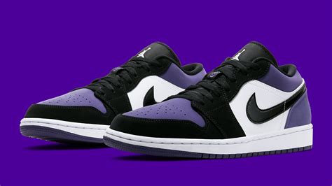 Saw something that caught your attention? Air Jordan 1 Low "Court Purple" Set To Drop Soon: Official ...
