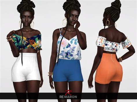 Shorts For Women 02 By Remaron At Tsr Sims 4 Updates