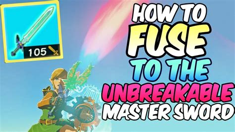 How To Fuse Items To Unbreakable Glitched Master Sword In Zelda Tears