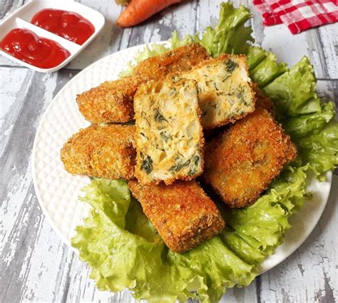 Anda bisa membuatnya sendiri dirumah anda, dan tentunya. Cara Membuat Nugget Sayur Bayam Enak Dan Praktis! - VAGUS NET