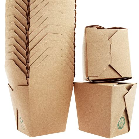 100 Recycled Eco Friendly 26 Oz Chinese Take Out Boxes 10