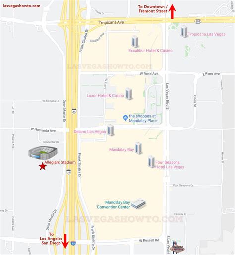 Las Vegas Raiders Stadium Location Map Map Of The Usa With State Names