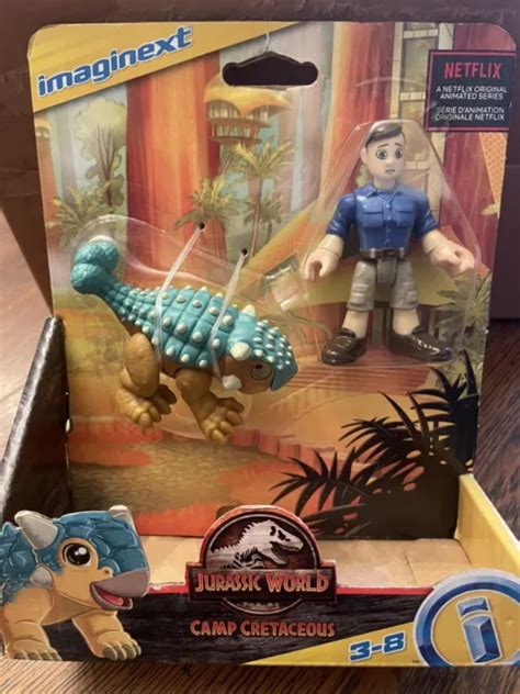 Jurassic World Toy Imaginext Camp Cretaceous Bumpy Ankylosaurus And Ben Figured 749 Picclick