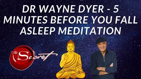 Dr Wayne Dyer 5 Minutes Before You Fall Asleep Positive