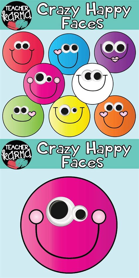 Crazy Happy Faces Smiley Faces Graphics With Googly Eyes Smiley
