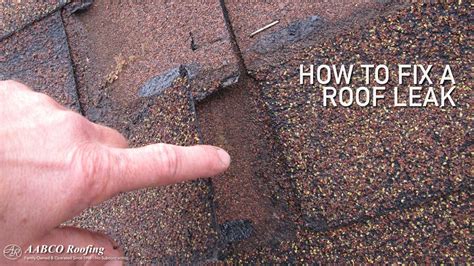 Guide To Identify And Fix A Roof Leak