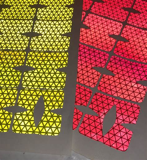 Reflective Overlays Diamond Plate Nfpa 1901 Chevrons Lime And Red