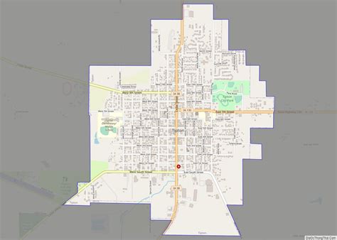 Map Of Tipton City Iowa