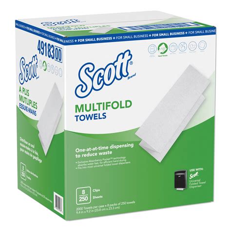 Scott Multi Fold Paper Towels X White Pack Packs Carton KCC Walmart Com