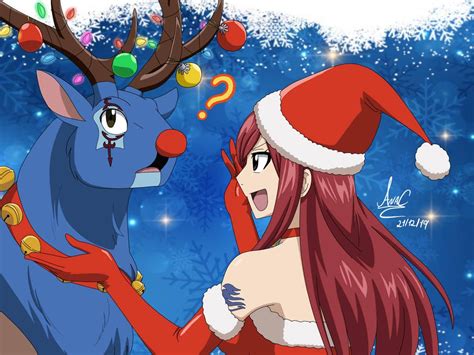 erza and jellal merry christmas by lightfury96 on deviantart in 2022 jellal and erza merry