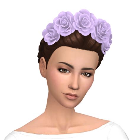 Pin By Violet Toaster On Sims 4 Cc Accessories Flowers In Hair