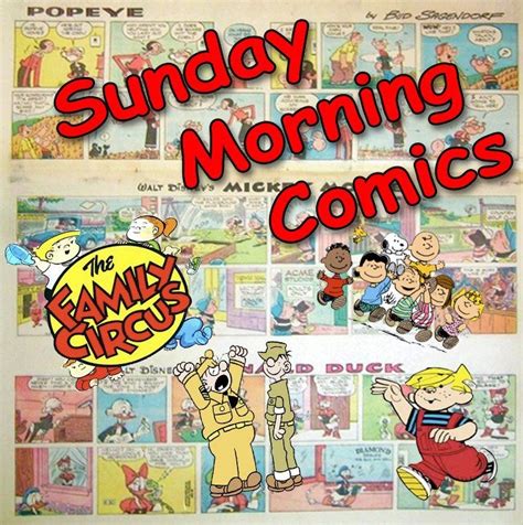 Reading The Sunday Morning Comics We Couldnt Wait For The Adults To